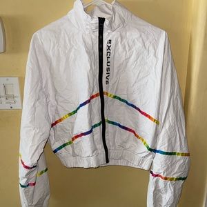 Cute bomber jacket! Windbreaker!